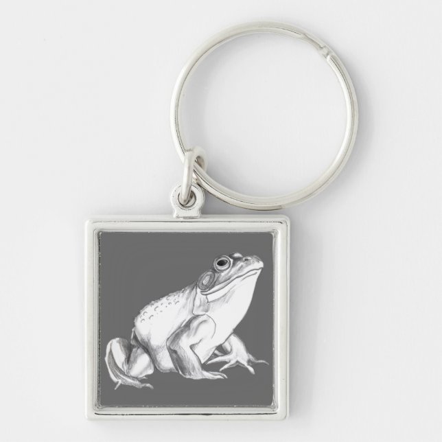 Frosch Art Schlüsselanhänger Bullfrog Schlüsselanh (Vorne)