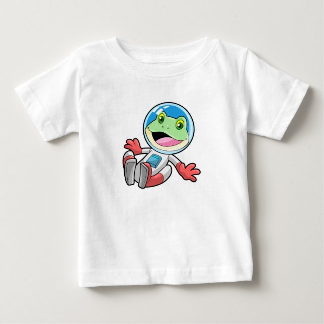 Frosch Astronaut Costume Space Baby T-shirt (Vorderseite)