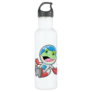 Frosch Astronaut Costume Space Edelstahlflasche