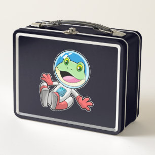 Frosch Astronaut Costume Space Metall Brotdose