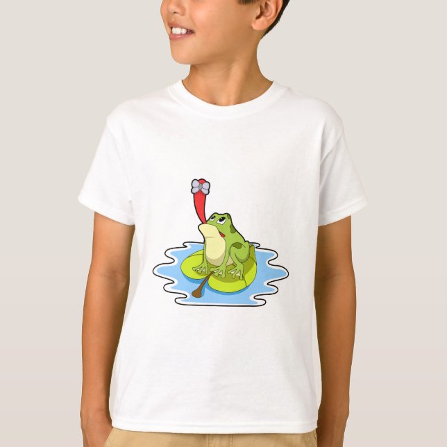 Frosch auf dem Leaf mit Insekt T-Shirt (Vorderseite)