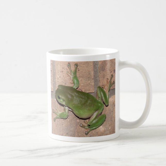 FROSCH auf dem Wandbecher Kaffeetasse (Rechts)