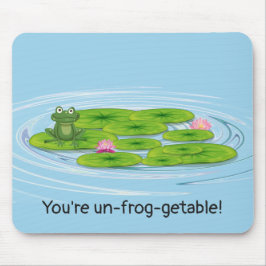Frosch auf Lily Pad Mousepad