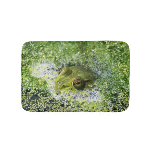 Frosch-Augen in einem Teich Badematte