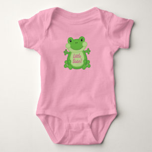 Frosch Baby Dusche Pink Strampler