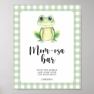 Frosch-Baby-Party - Momosa Bar Poster