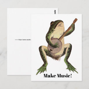 Frosch & Banjo Postkarte