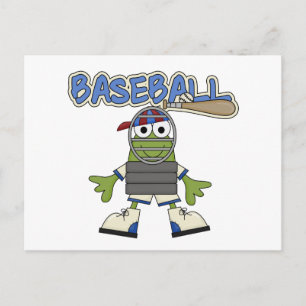 Frosch Baseball - Fangschreckenkrebse und Geschenk Postkarte
