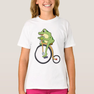 Frosch beim Zirkus mit Fahrrad.PNG T-Shirt