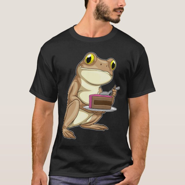 Frosch Birthday Cake T-Shirt (Vorderseite)