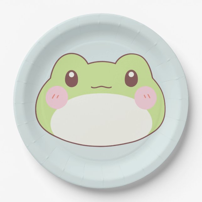 Frosch Birthday Kids Room Wall Art Paper Teller (Vorderseite)