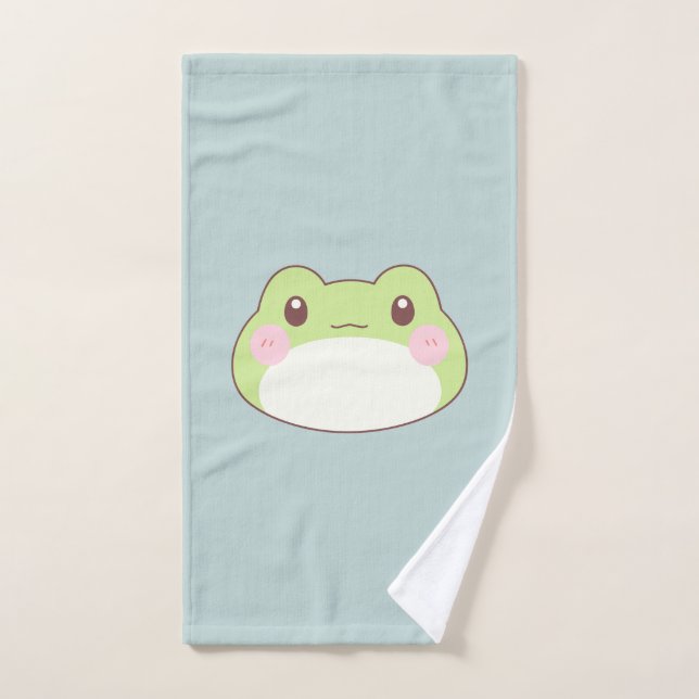Frosch Birthday Kinder Kunst Handtuch (Handtuch)