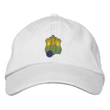 Frosch Bowling Buttone bestickt