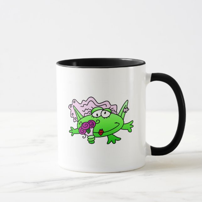 Frosch-Braut-T - Shirts und Geschenke Tasse (Rechts)