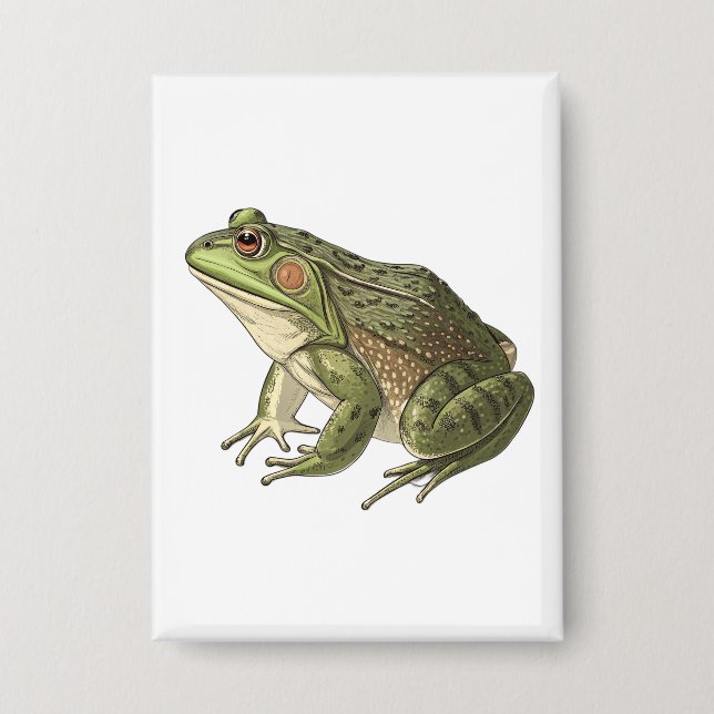 Frosch Button (Vorderseite)