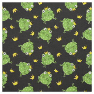 Frosch-Cartoon-Muster Stoff