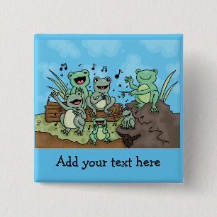 Frosch-Chor Button