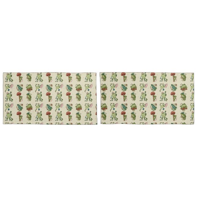Frosch-Cotattcore-Stil Kissenbezug (Rückseite-Set)