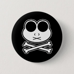 Frosch Cross Bone - Cutout Button