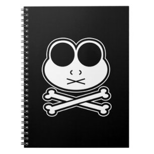 Frosch Cross Bone - Cutout Notizblock