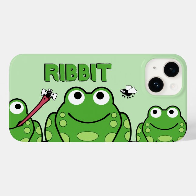 Frosch Custom Case-Mate iPhone 14 Hülle (Rückseite (Horizontal))