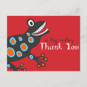 Frosch Danke Karte