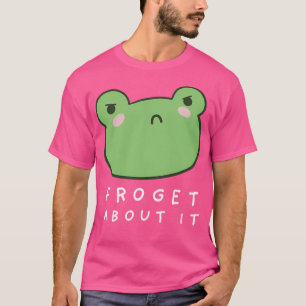 Frosch darüber Niedlichen Grumpy Frog mit einem lu T-Shirt