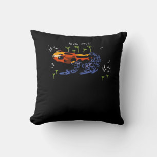 Frosch, der dich liebt, einfacher klassischer Stil Kissen