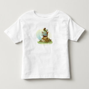 Frosch, der von einem UFO herauskommt Kleinkind T-shirt