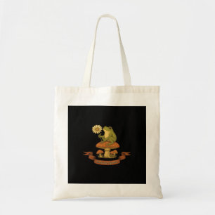Frosch des Garten-Fairycore-Cottagecore-Froschs Tragetasche