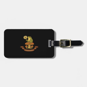 Frosch des Gartens Fairycore Cottagecore Frosch Gepäckanhänger