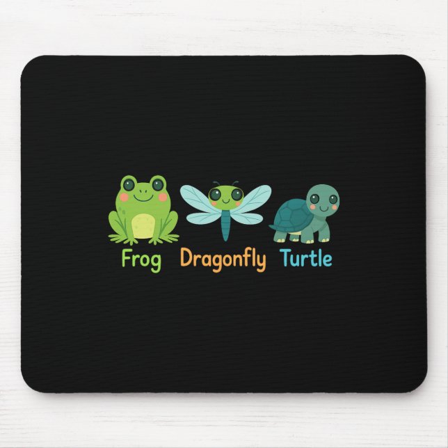 Frosch Dragonfly Schiltle Subtle Mousepad (Vorne)