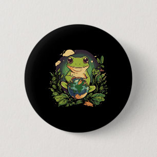 Frosch-Earth-Day Button