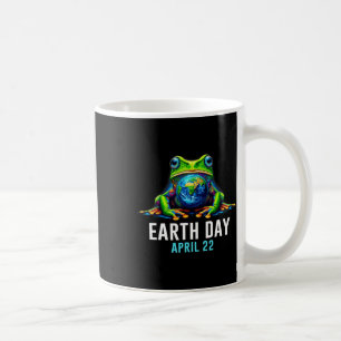 Frosch Earth Day rettet den Planeten farbenfroh Kaffeetasse