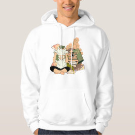 Frosch-Eimer-Hut und Retro-Kamera-Magie Hoodie