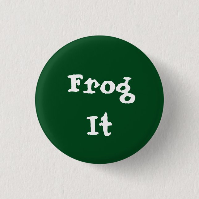 Frosch es button (Vorderseite)