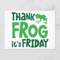 Frosch, es ist Freitag