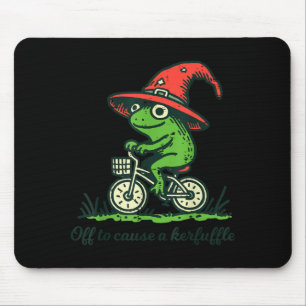 Frosch Fahrrad Zauberer Hut ab zum Kerfuffle Männe Mousepad