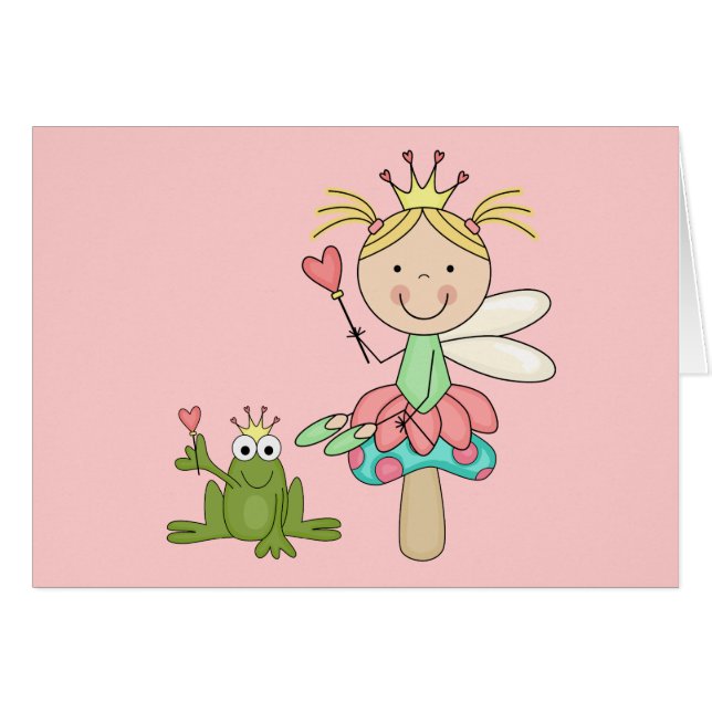 Frosch-Fee - blonde T - Shirts und Geschenke (Vorderseite (Horizontal))