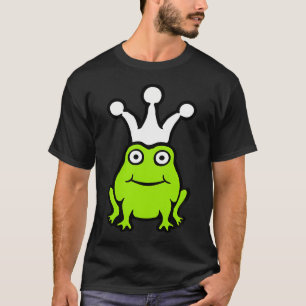 Frosch Feen Märchen König Kleine Krone Süße Zeichn T-Shirt