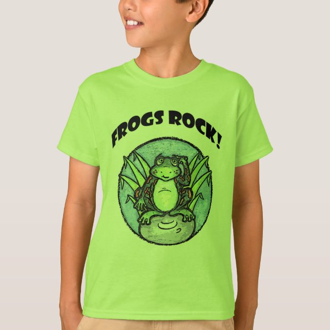 Frosch-Felsen T-Shirt (Vorderseite)