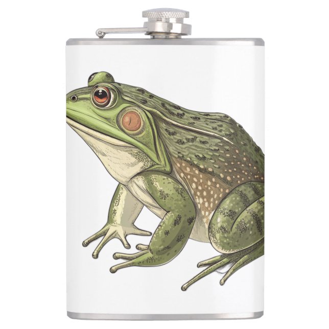 Frosch Flachmann (Vorderseite)