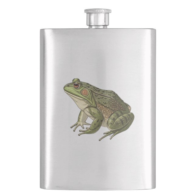 Frosch Flachmann (Vorderseite)