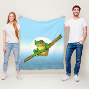 Frosch Fleecedecke