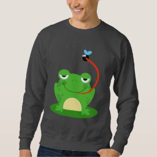 Frosch-Frosch-amphibisch lustiges Sweatshirt
