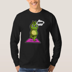 Frosch Frosch Yoga-Übungen Sport Gymnastik Ohm Her T-Shirt