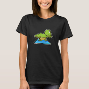 Frosch Frosch Yoga-Übungen Sport Gymnastik Ohm Her T-Shirt