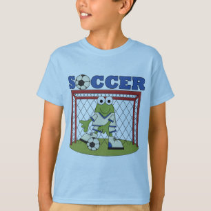 Frosch-Fußball-Tormann-T-Shirts und Geschenke T-Shirt
