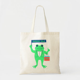 Frosch Garage Verkauf Lover Tote Beutel Tragetasche