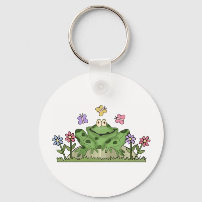 Frosch Garden Schlüsselanhänger (Vorderseite)